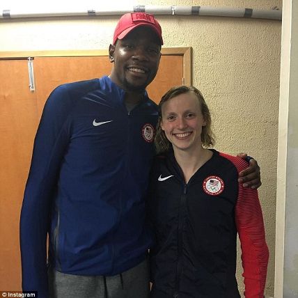 Katie Ledecky is a five-time Olympic Gold Medalist.